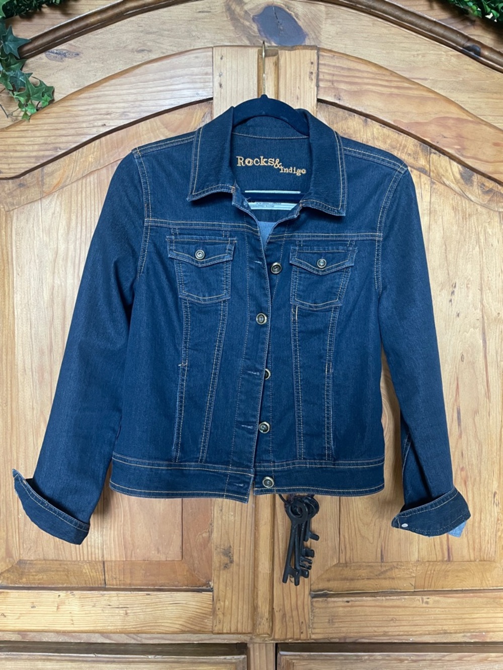 Women's Dark Blue Denim Jacket